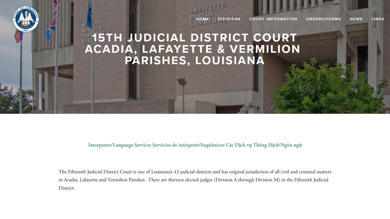 15th Judicial District Court Online Court